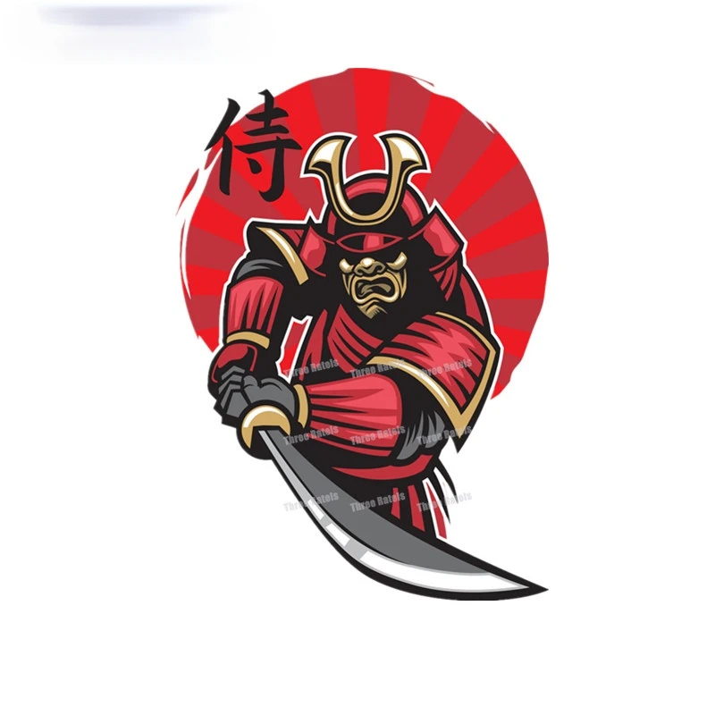 Car Sticker Funny Samurai Demon Vinyl Decals Bumper Rear Window Body Decoration Waterproof Sun Protection 13cm*13cm |