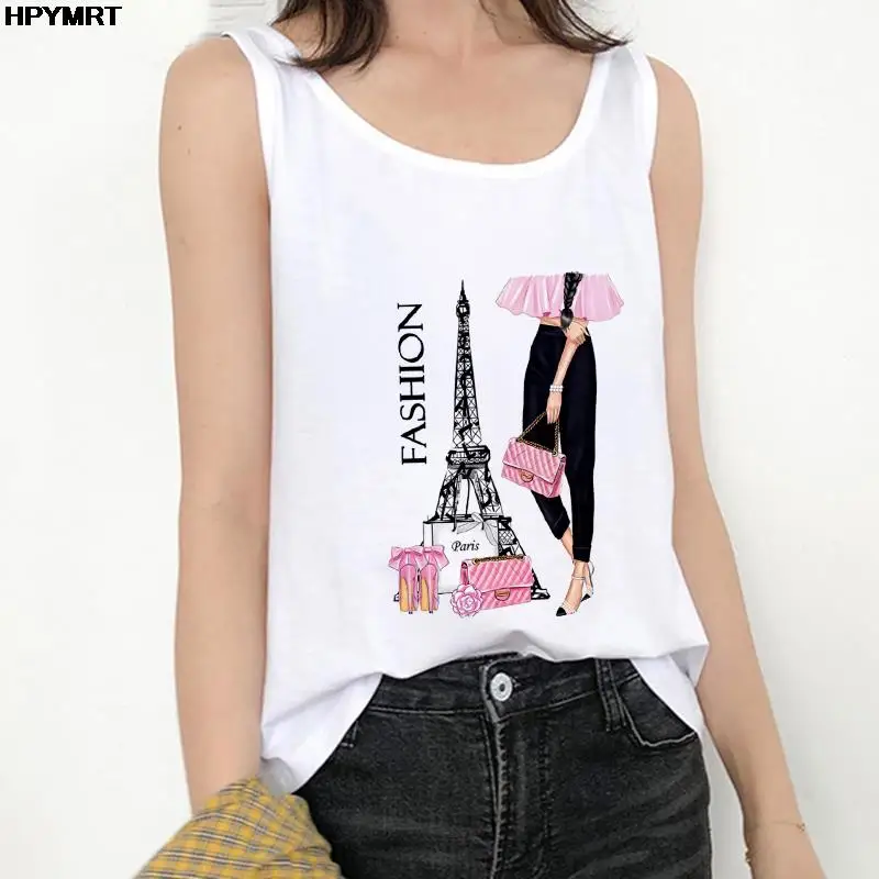 

Женская уличная одежда, хипстерская Сексуальная майка, повседневная спортивная рубашка без рукавов, тонкая модная летняя мягкая уютная бел...