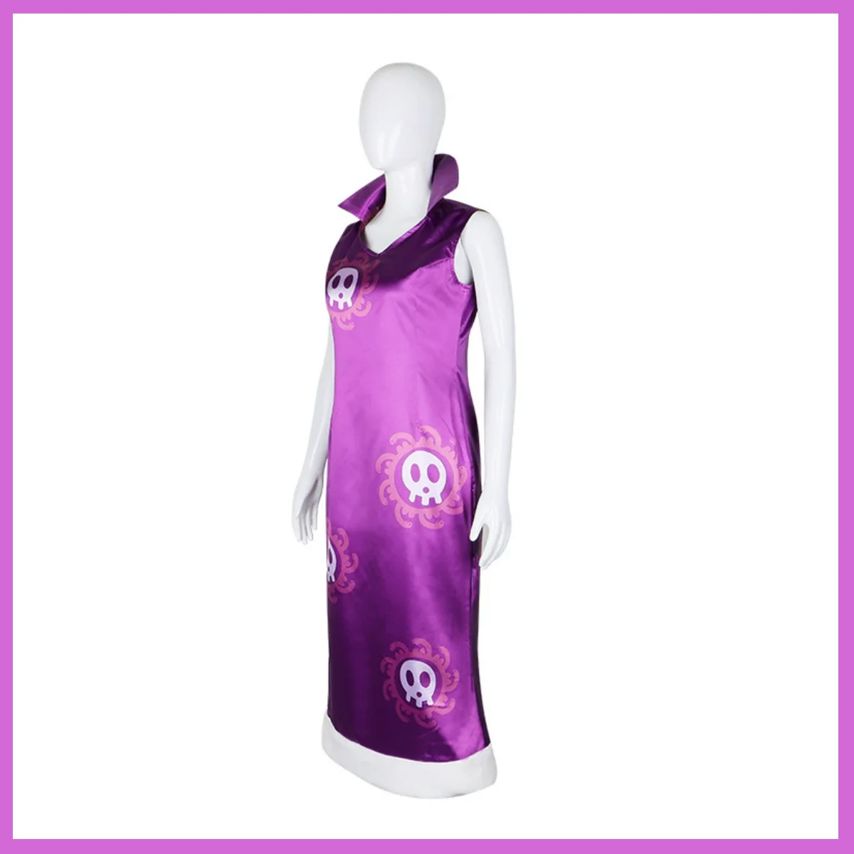 Фото Аниме Боа Хэнкок Косплей Костюм Ока Шичибукай Член Фиолетовый Cheongsam Платье Серьги Парик Женский Сексуальный Карнавальный Костюм Для Вечеринки №3