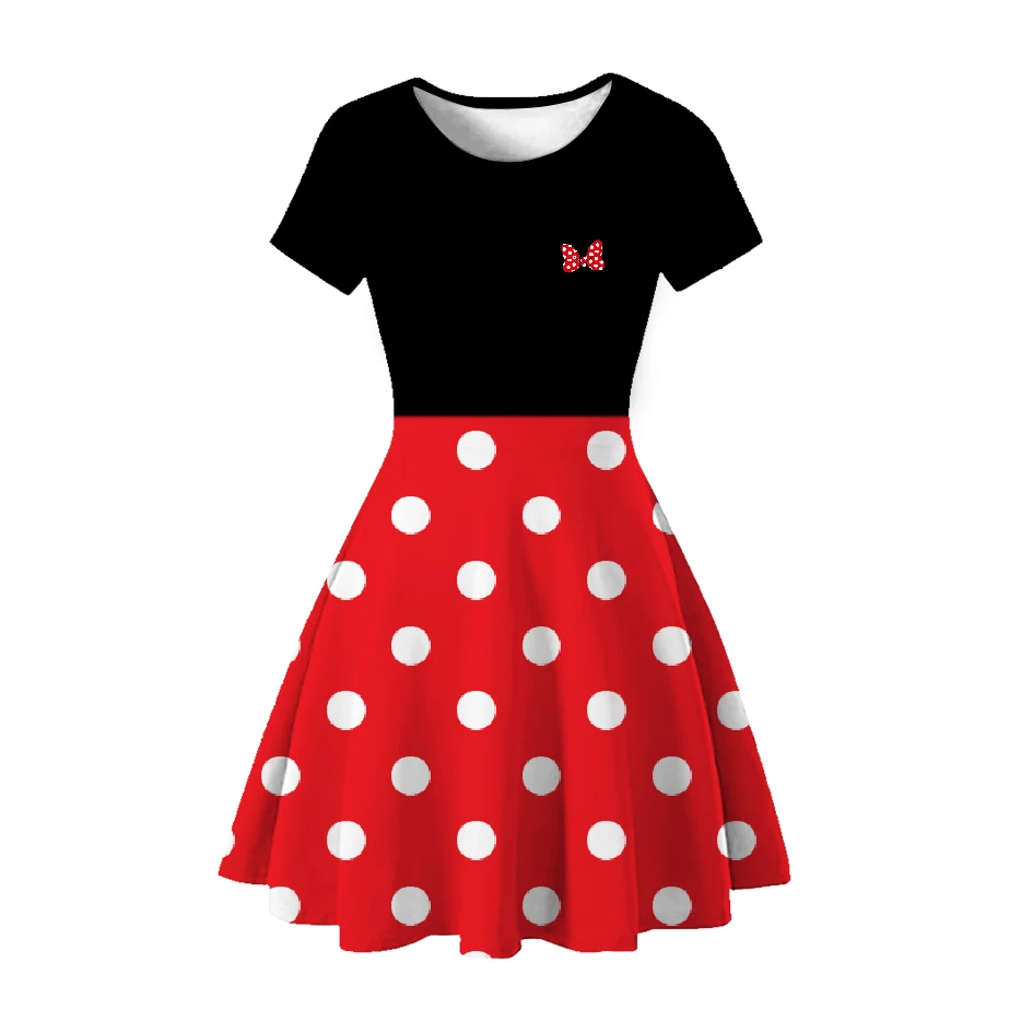 

Детский костюм принцессы с бантом и Минни для девочек