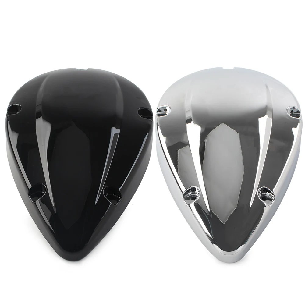 Крышка фильтра воздухозаборника мотоцикла хромированный/глянцевый черный для