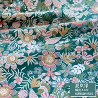 vintage printed cotton twill quilted fabric bedding baby sheet flower diy sewing accessories half meter