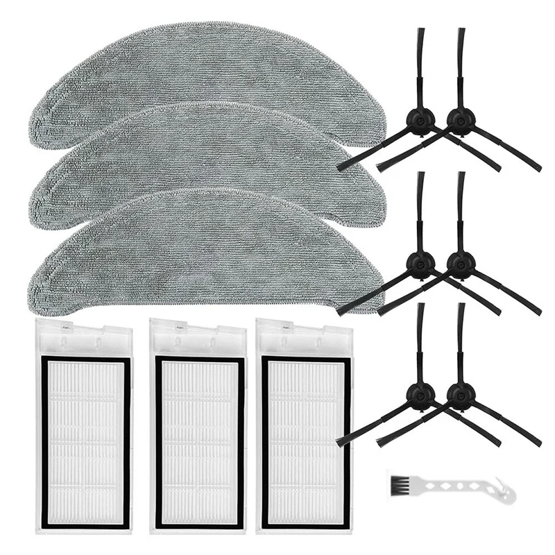 

Сменные детали: роликовая щетка, боковая щетка, HEPA фильтр для Roidmi Eve Plus Аксессуары для робота-пылесоса