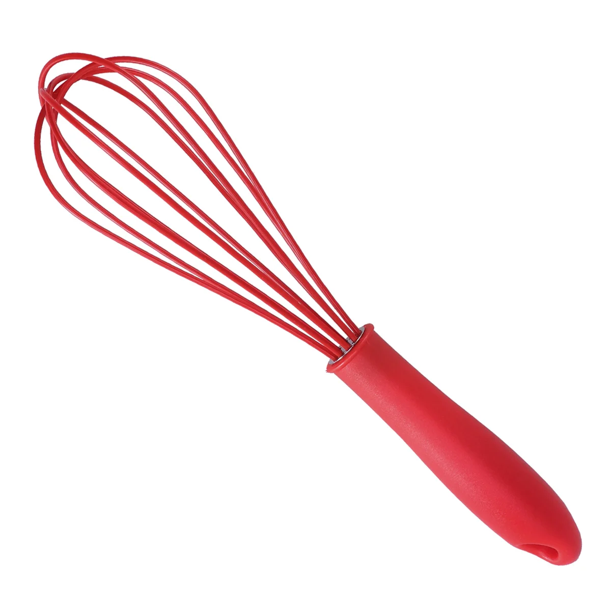

Egg Whisk, Egg Whisk Egg Hand Mixer Balloon Whisk for Beating Stirring ( Red )