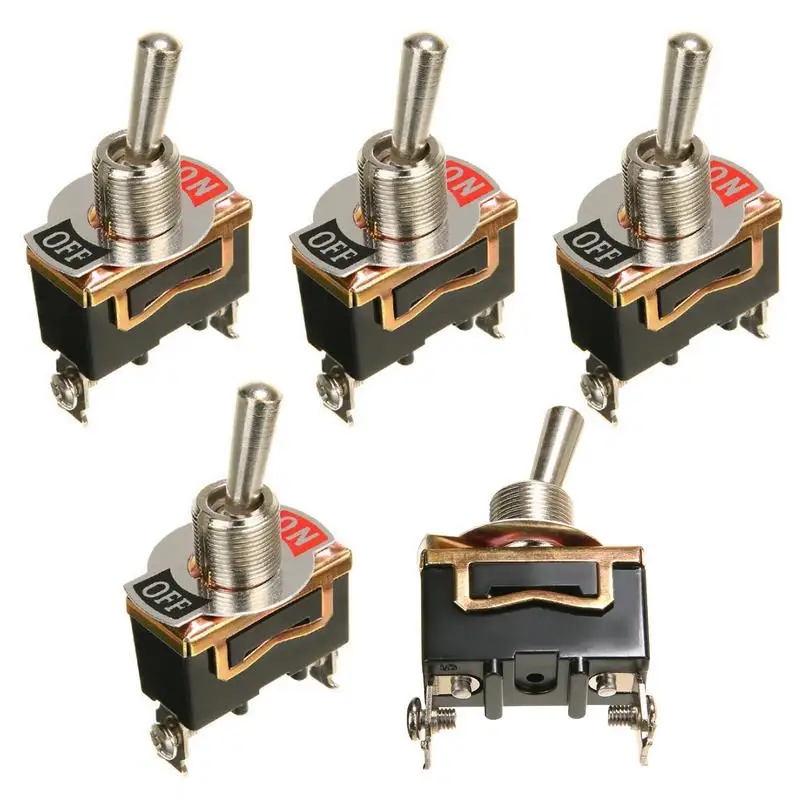 

Рычажный выключатель SPST переключатели переключения в 15 А для автомобилей, грузовиков, автомобилей, 2 контакта, с защитой от атмосферных воздействий