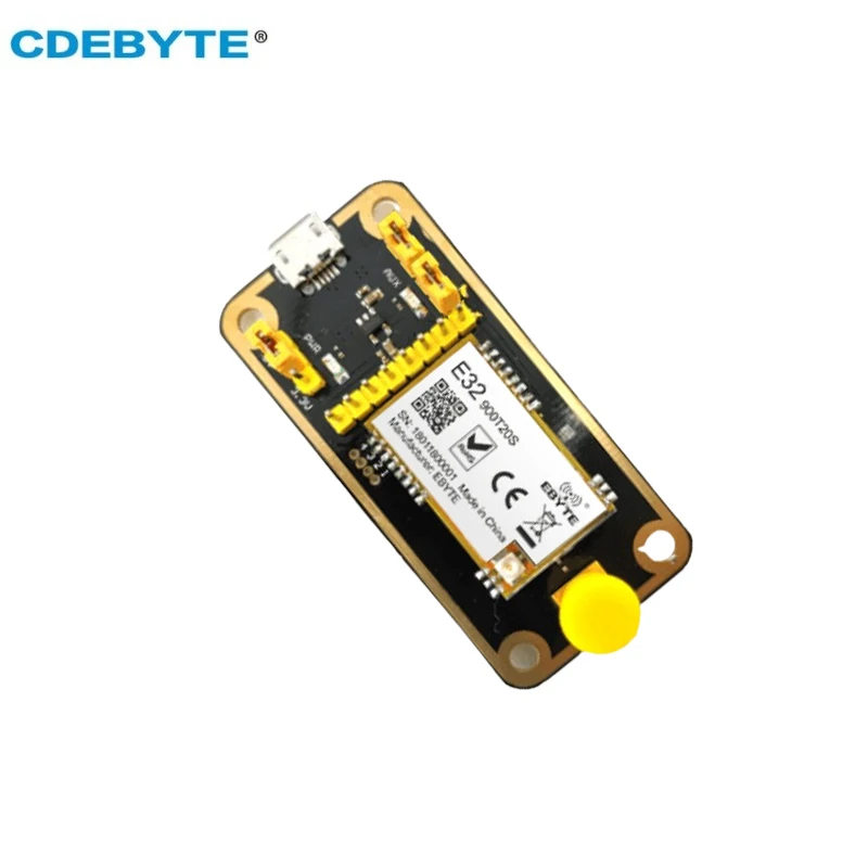 CDEBYTE LoRa SX1276 868MHz 915MHz IOT Transmitter Receiver Test Board E32-900TBL-01 with E32-900T20S Module Antenna USB Cable
