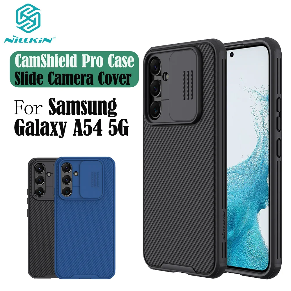 

Для Samsung Galaxy A54 A34 A04 A04S A14 5G Case NILLKIN CamShield Pro Case Slide Camera Lens тонированная защита задней крышки
