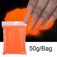 50g ultra fine glitter powder fluorescent orange iridescent extra extra nail glitter 1128%e2%80%9d 0 008%e2%80%9d 0 2mm for nail art diy decors