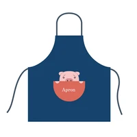 household cleaning tools aprons kitchen water proof oil wipe hands sleeveless bib cooking accessories cartoon apron