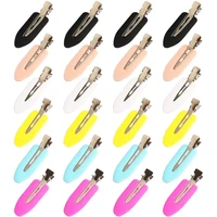 24pcs women seamless hair clips side bangs fix fringe barrette styling hairdressing makeup hair tools hair accessories