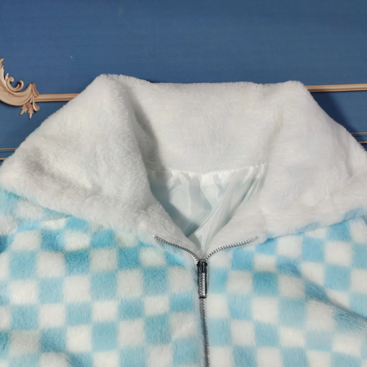 Faux Fur coat cute  jacket women  faux fur female winter coat women Zipper wide waisted autumn cute regular Casual coat women