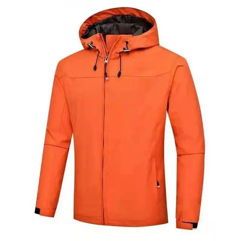 New Men Outdoor Hiking Jackets Waterproof Windbreaker Camping Skiing Rain Outwear Warm Coat Zipper Long Sleeve Sports Clothing