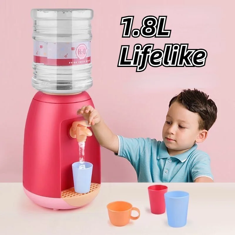 

1.8L Simulated Water Dispenser Children Water Cooler Lifelike Cosplay Props Home Decoration