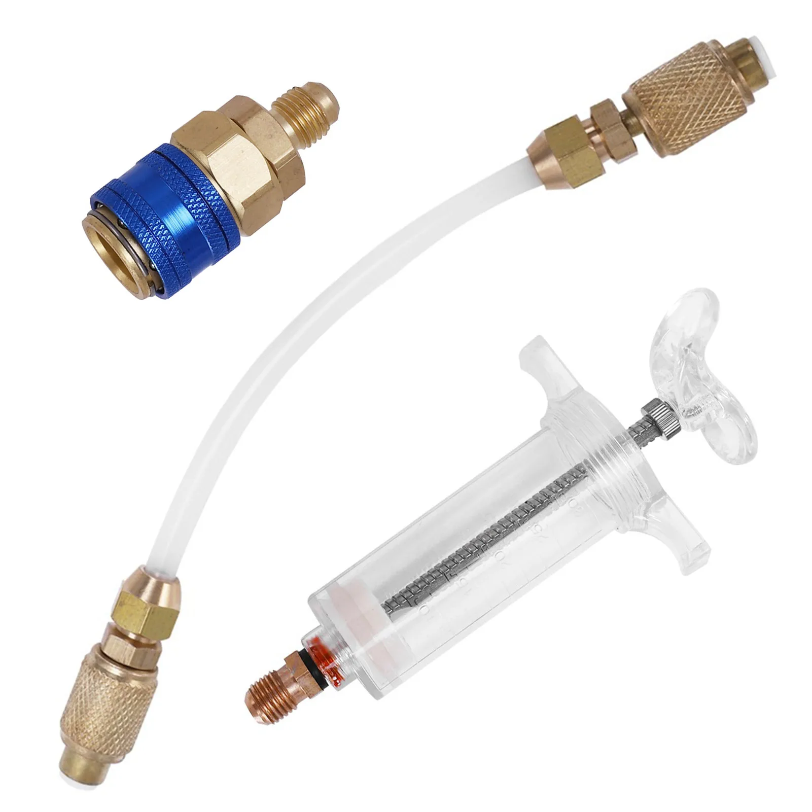 

Oil Machine R134A Manual Oiling Machine R134A Manual Oiling Machine Professional Service Tool With 30ml Filling Cylinder Tube