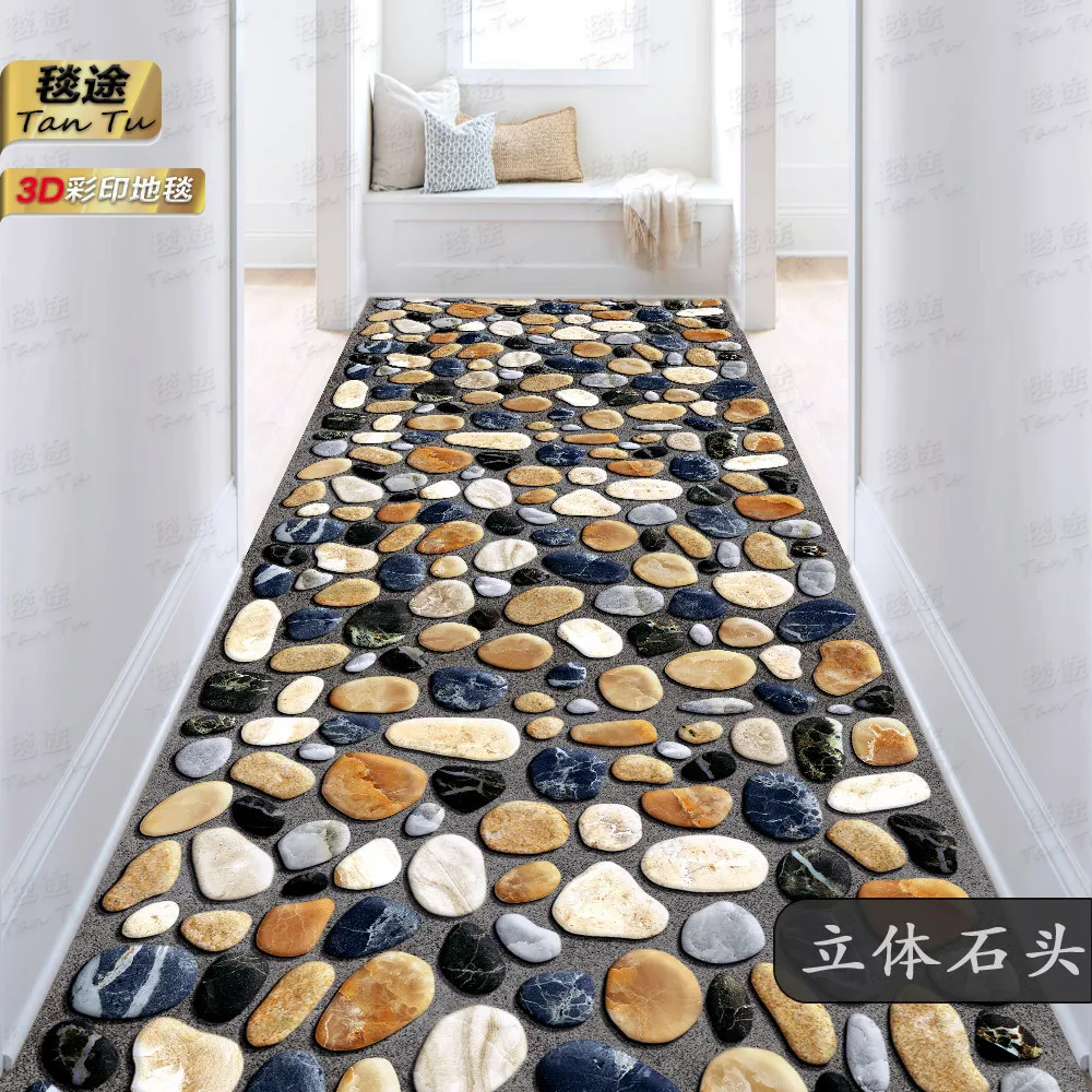 

Custom Made Long Hallway Carpets European Stairs Corridor Carpet Wedding Hotel Carpet Area Rugs Runners Flower Non-slip Floor Ma