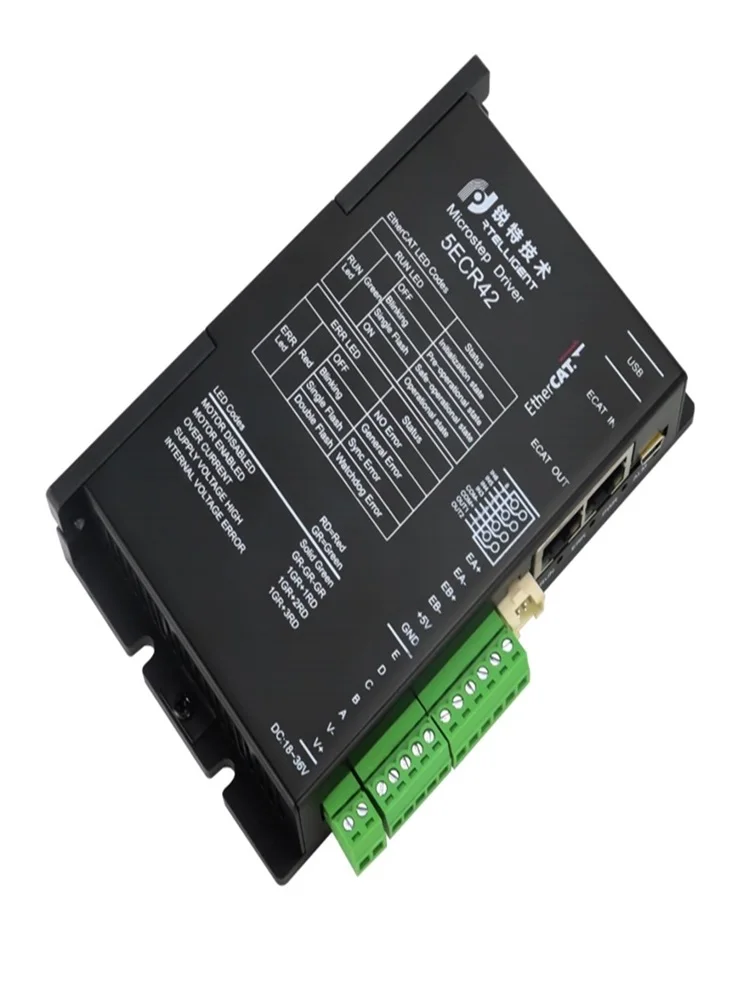 5-фазный шаговый Драйвер 5ECR42 EtherCAT Nema17 с замкнутым контуром 24-36VD контроллер