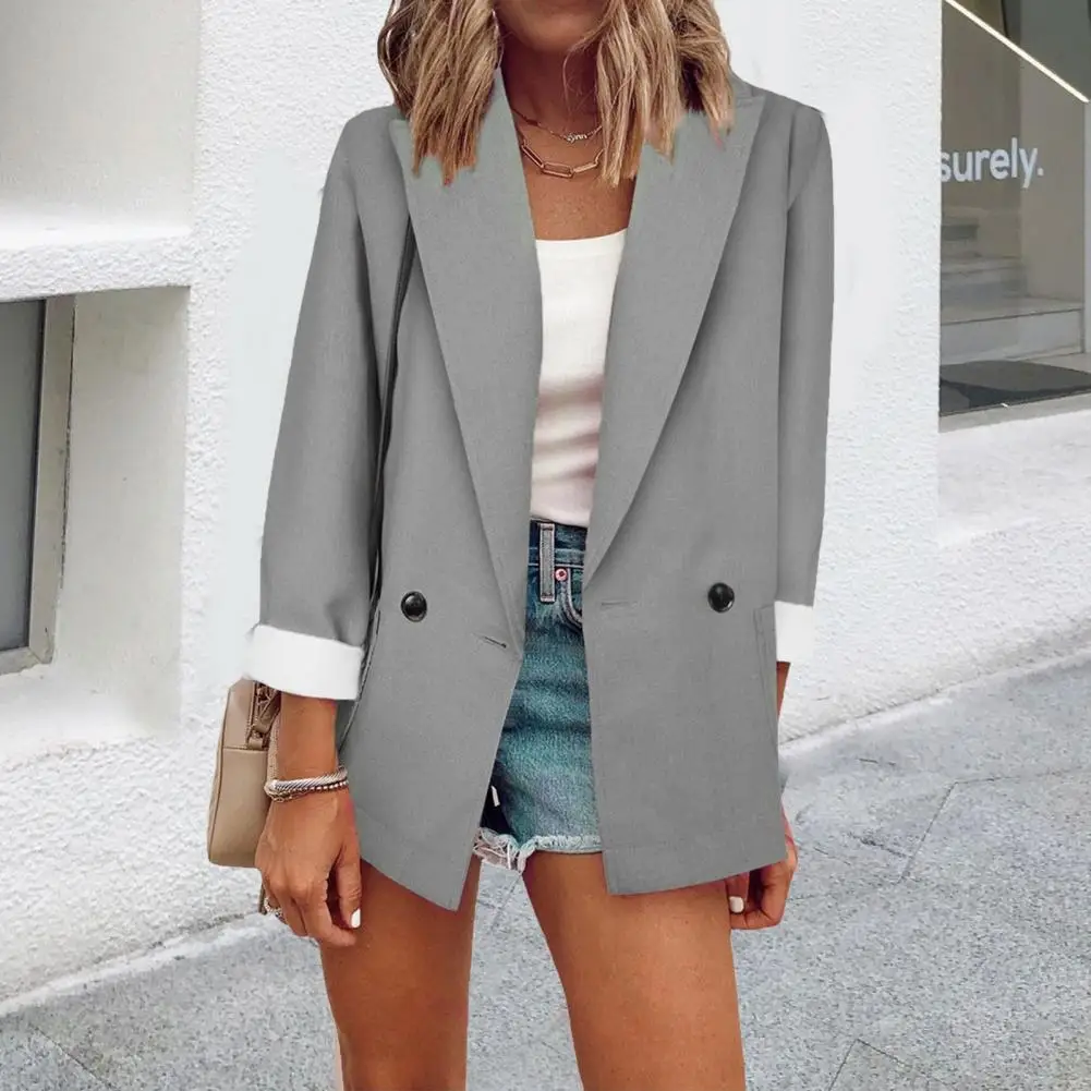 Женский пиджак модный маленький костюм пальто весенний офисный женский