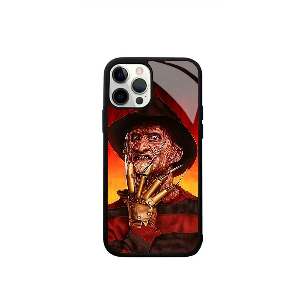 K-Krueger F-Freddy Horror Phone Case For IPhone 16 15 14 13 Pro Max 11 12 Mini Alex Mirror Magsafe Wireless Charging Cover