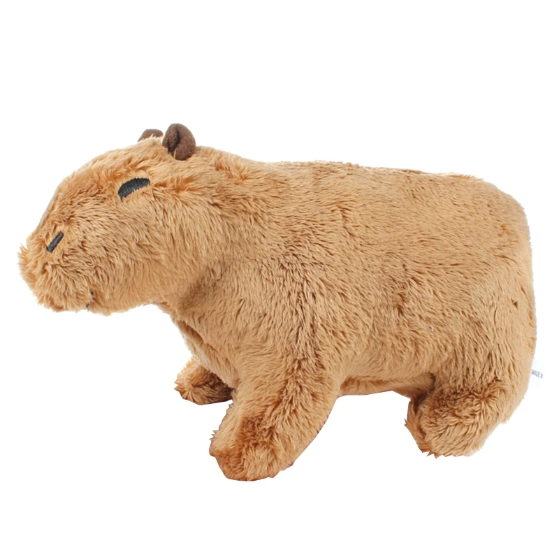 

New 8’’ Realistic Capybara Plush Toy Vivid Cuddleable Pillow Doll Emotion Appease Smooth Non-Deform Office Gear Store Supply