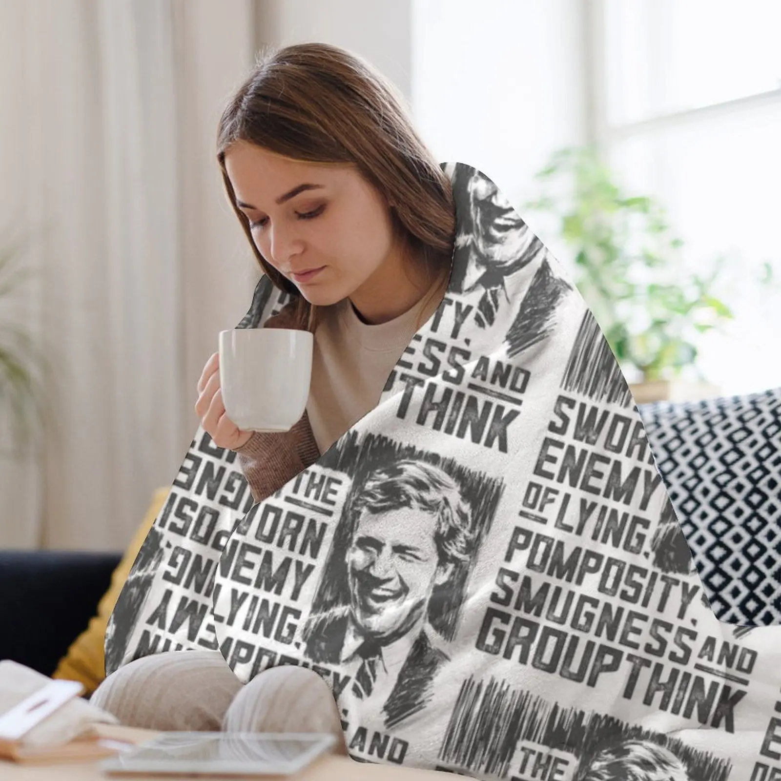 Рисунок Tucker-The Sworn Enemy теплое зимнее одеяло декоративное для дивана одеяла