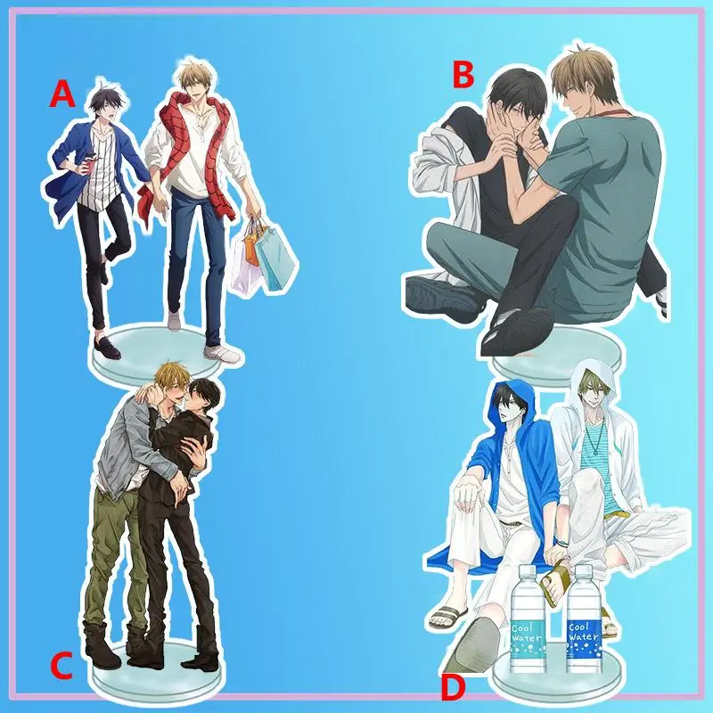 

Anime Stand Dakaretai Otoko 1-i Ni Odosarete Imasu Jyunta Azumaya Takato Saijyo Acrylic Figure Display Desktop Decoration 15cm
