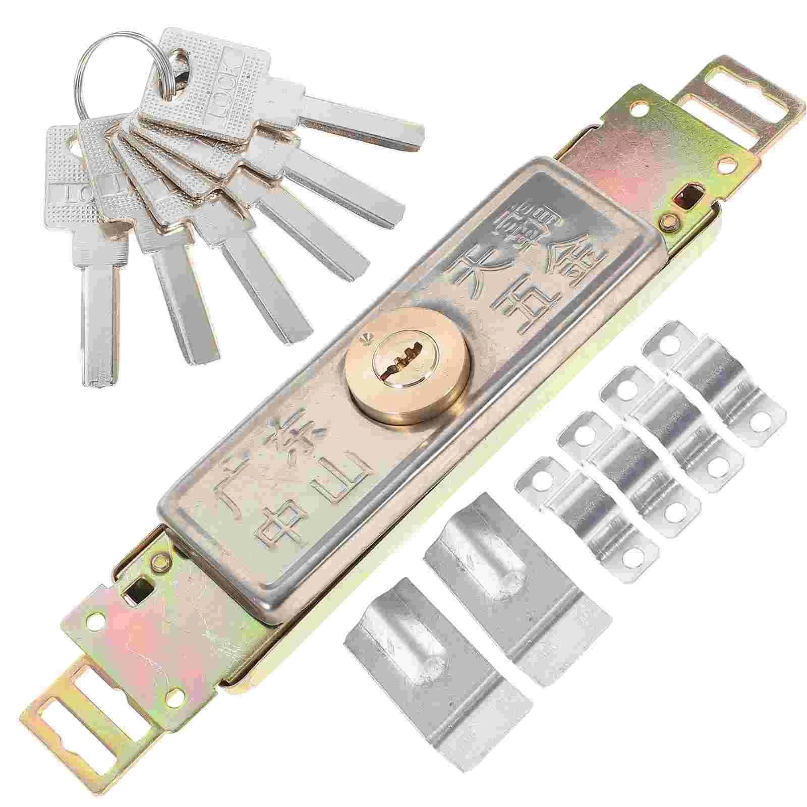 

Roller Door Lock Latch Shutter Garage Security Vertical Keyway Scroll Wheel With Keys Warehouse Locks Universal intercom