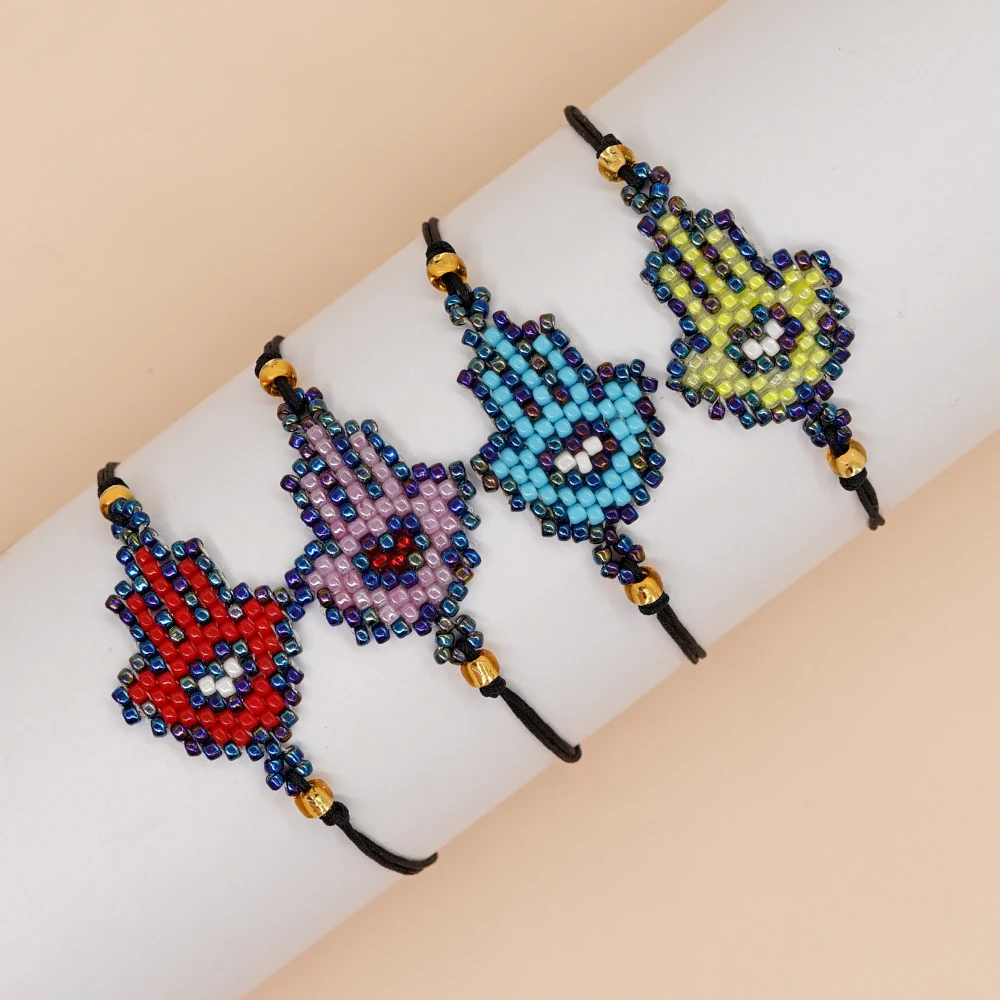 

YASTYT Handmade Beaded Bracelet Boho Colorful Women Rope String Bracelet Webbing Friendship Bracelets for Men Women Chil