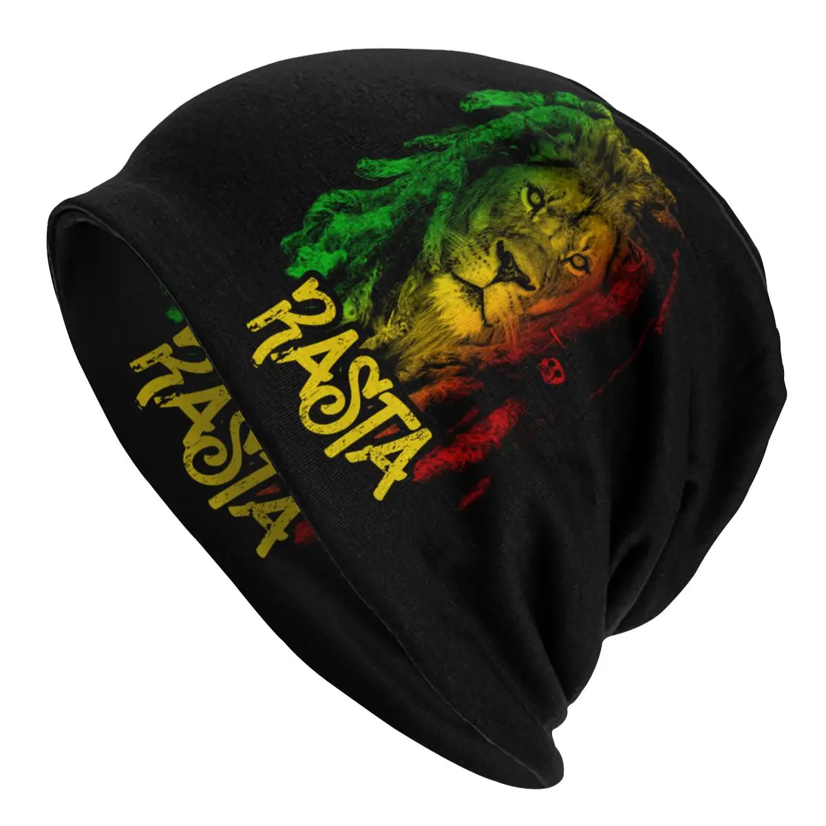 

Облегающая шапка Rasta с флагом Jamaica, зимняя теплая шапка унисекс, мужские и женские вязаные шапки, уличные шапки с ямайским львом, облегающие ш...