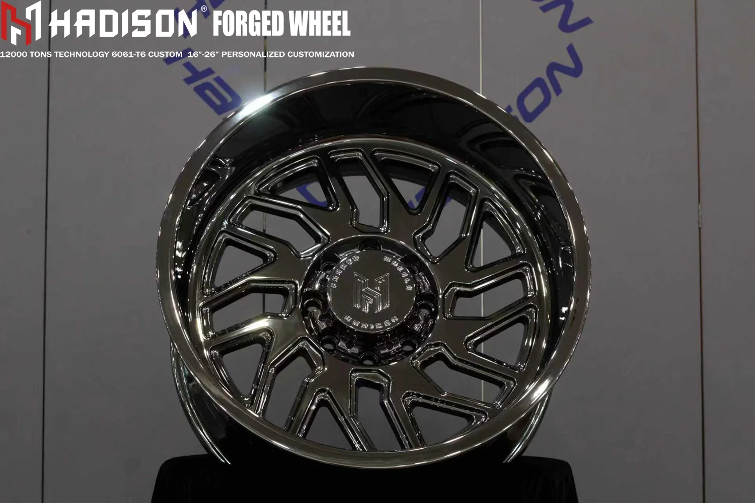 Фото Кованые диски Custom 6x135 18 20 22 24 26 дюймов с глубокой полкой, хромированные, для бездорожья, для Ford F-150 F-250 №1