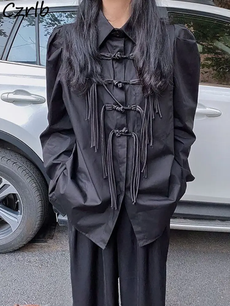 Женская рубашка в китайском стиле