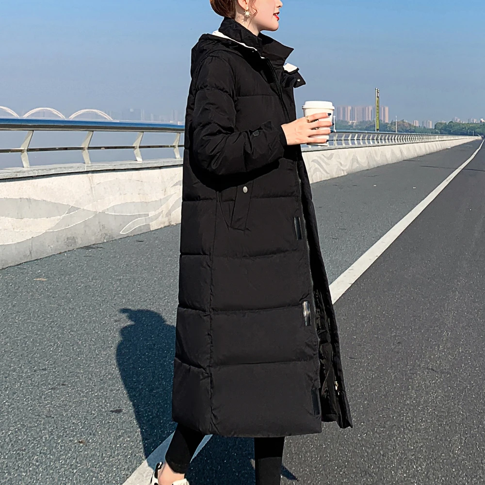 New Causal Fashion 2022 Women Winter Jacket Warm Parkas Female Coat Cotton Padded Parka Jacket Hooded Outwear Women Clothing