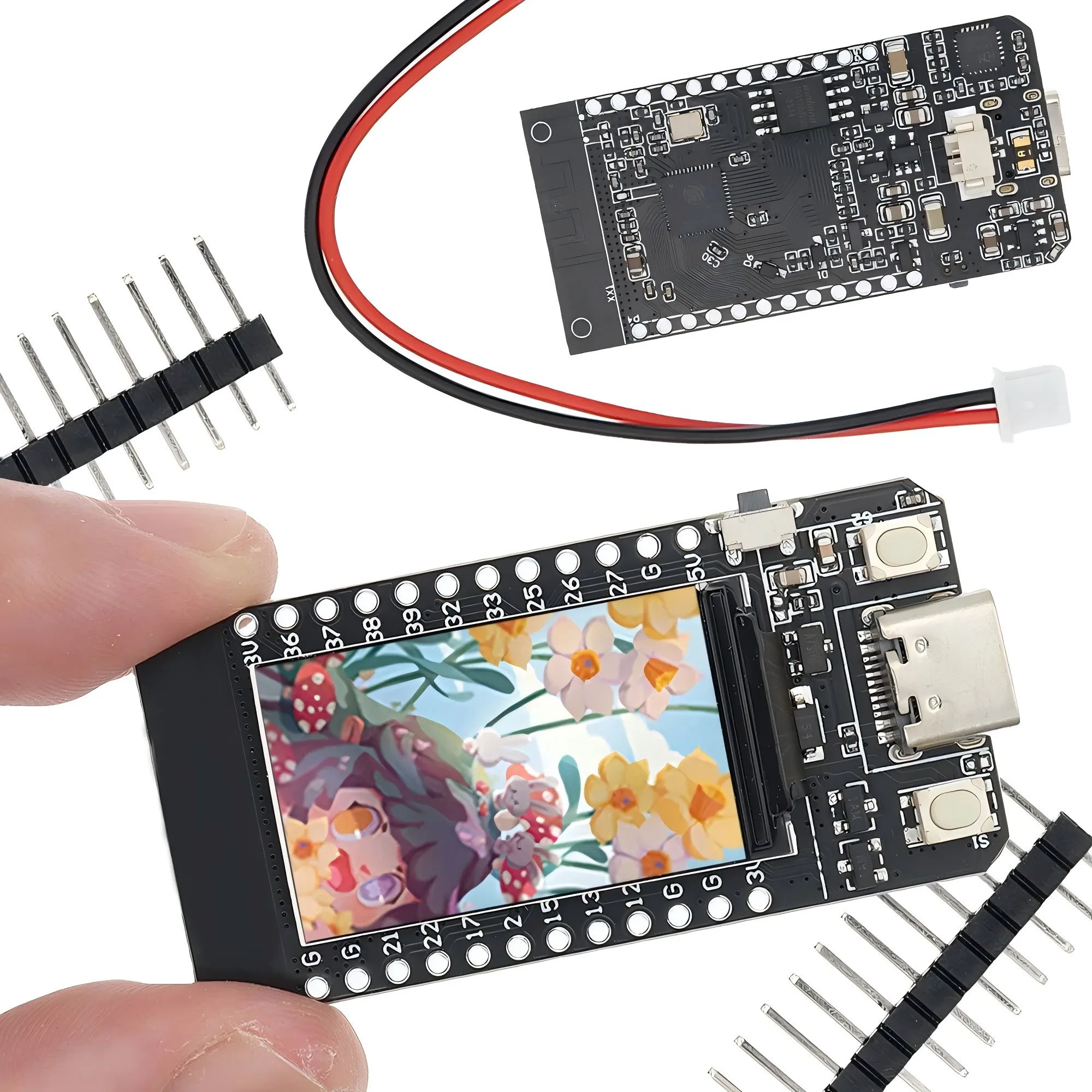 T-Display ESP32 WiFi и Bluetooth-совместимый модуль макетная плата 1 14-дюймовый ЖК-управление