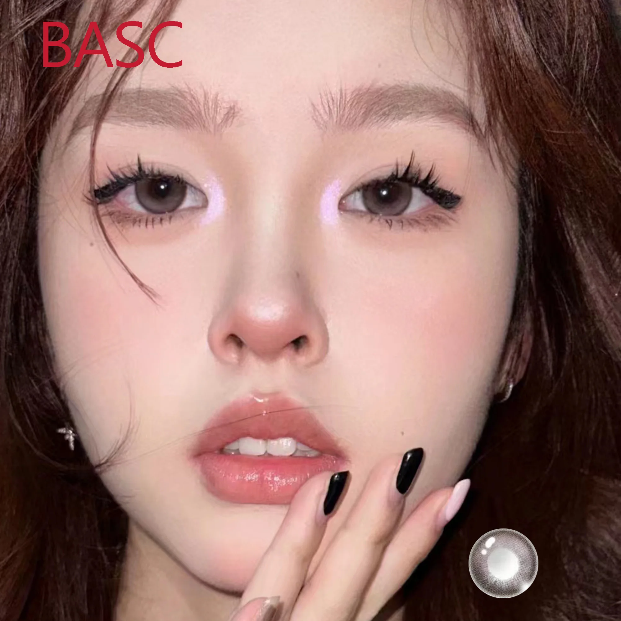 

ViviGo 14.20mm Women Men Soft Contacts Lenses with Power Eyes Color Accessories lentes de contacto Basc Rose