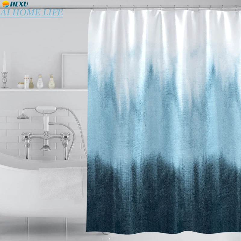 

Waterproof Shower Curtain for Bathroom Forest Fresh Style Thickened Fabric Polyester Bathroom Curtains Bath Screen Mildew Proof