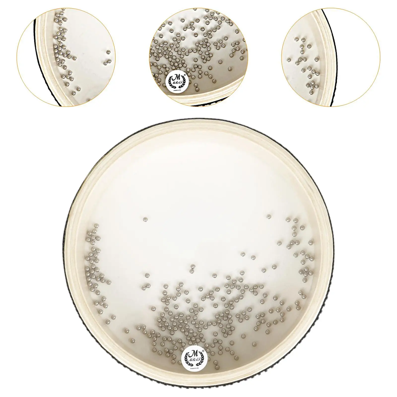 Морской барабан с волнистыми бусинами 6-дюймовый ударный из бисера для дома