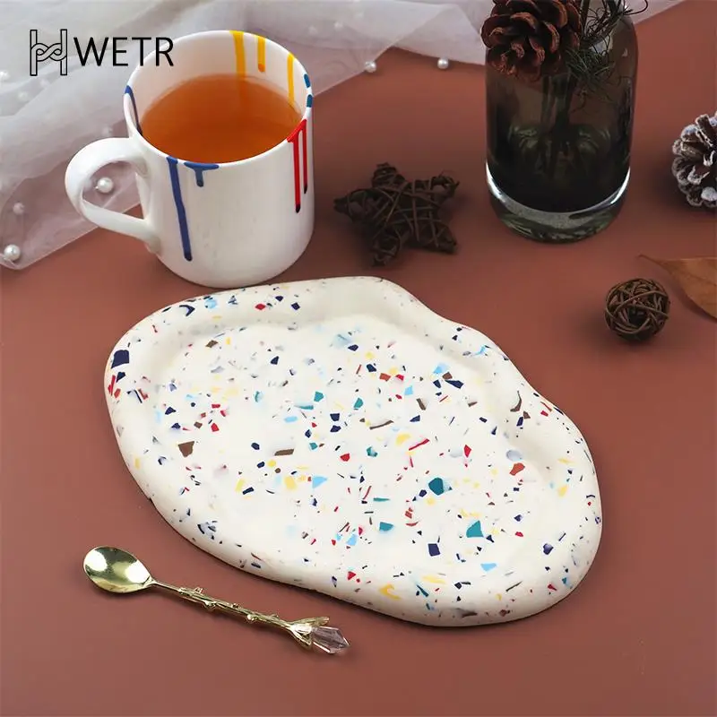 

DIY Resin Irregular Clouds Plate Tray Tea Coaster Jewelry Plate Silicone Mold