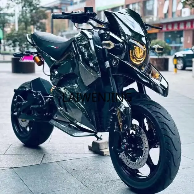 Электрический мотоцикл HLZ мощный высокоскоростной б/у аккумуляторный автомобиль