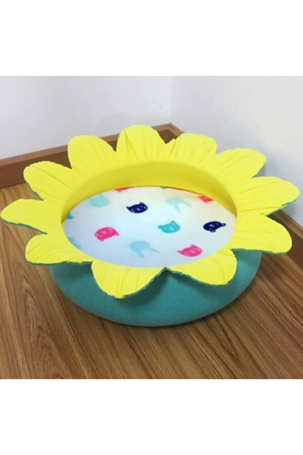 

Игрушки для домашних животных, кошек, постельное белье для кошек в форме цветка, диаметр 50 см