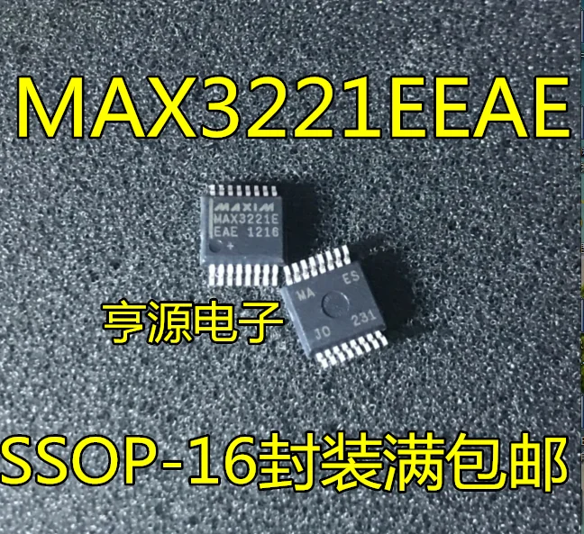 

10PCS New Original MAX3221 MAX3221EEAE MAX3221E SSOP16