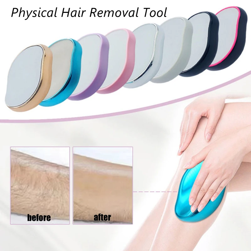 

Безболезненные Эпиляторы для физического удаления волос, Кристальные Эпиляторы для удаления волос, безопасная и легкая очистка, многоразо...