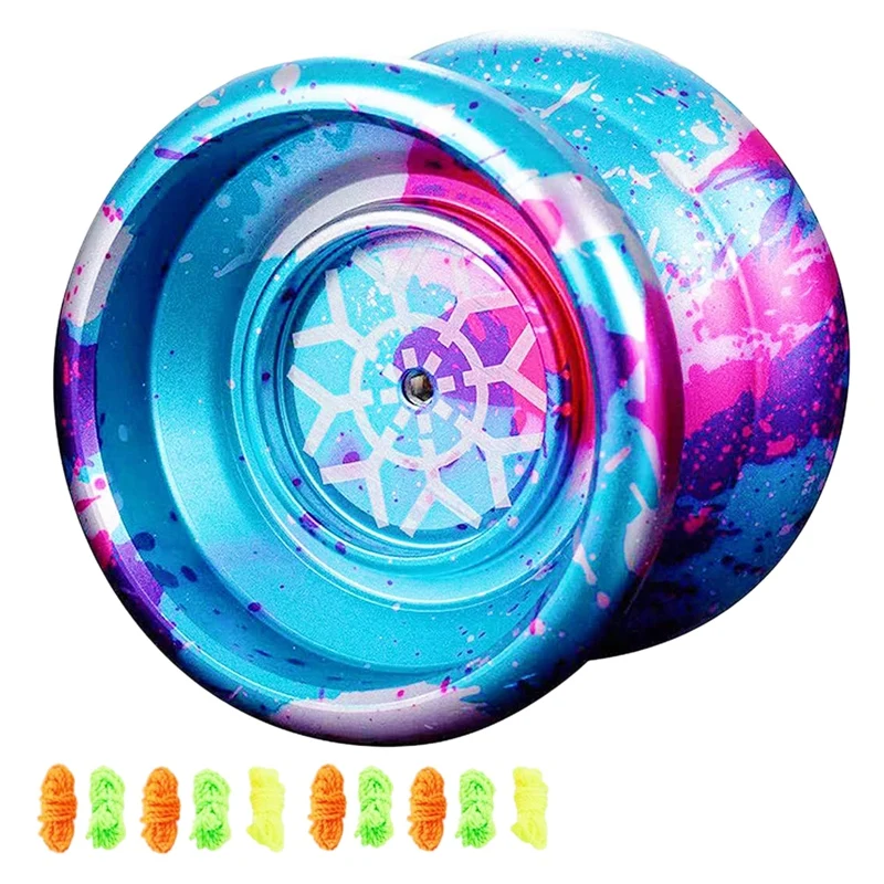 

2022 Unresponsive Yoyo,Professional Yoyo For Kids,Aluminum Beginner Yo-Yos Ball For Yoyos Players With 10 Yo Yo Strings