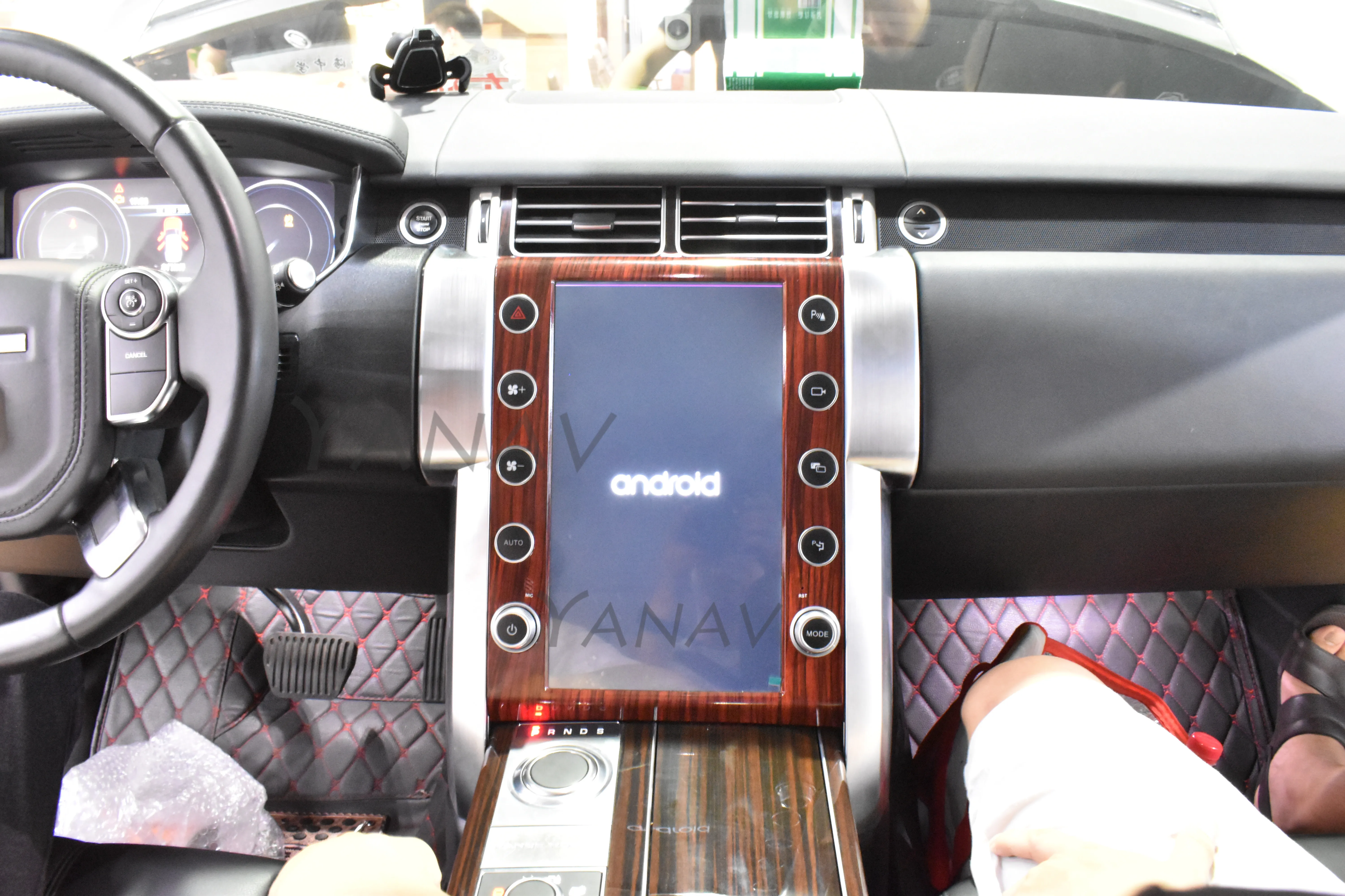 

Автомагнитола Tesla для Range Rover Vogue 13,6-2013, 2017 дюйма, 2 Din, Android