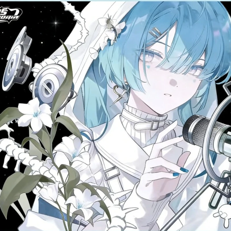 Фото Коврик для мыши DYSPHORIA MIO Replica из закаленного стекла, индивидуальный дизайн Pixiv Anime, настольный коврик для мыши, коврик для клавиатуры FPS, аксессуары для клавиатуры №4