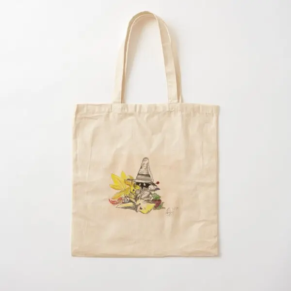 

Fantasy Final 9 Vv And Friends Cotton Canvas Bag Unisex Ladies Reusable Handbag Shopper Casual Designer Foldable Tote Fabric
