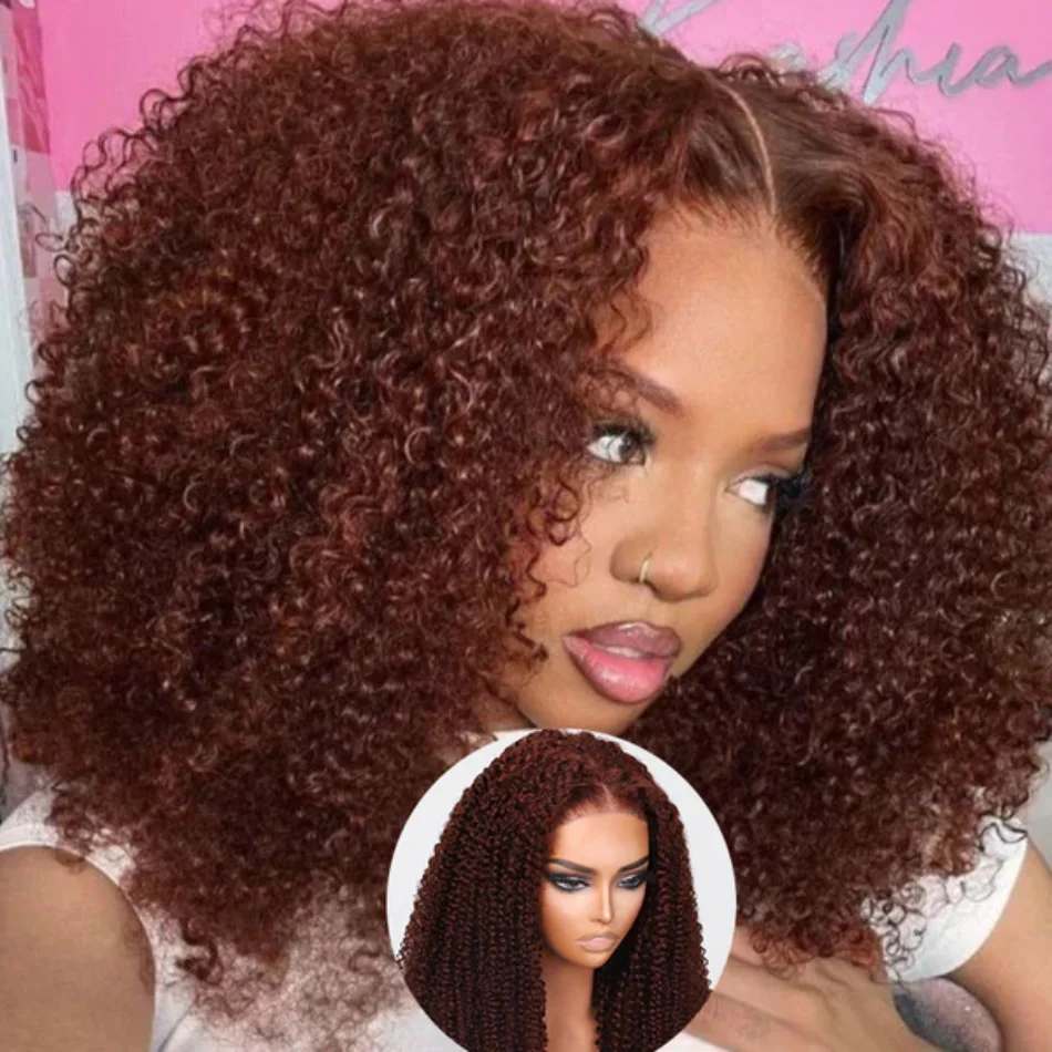 Kinky Curly Wear Go Wig Human Hair For Black Women