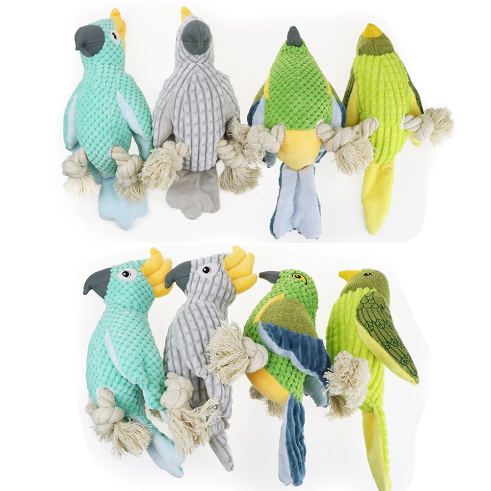 

Плюшевая собака, игрушки-попугаи, Интерактивная игрушка для чистки зубов