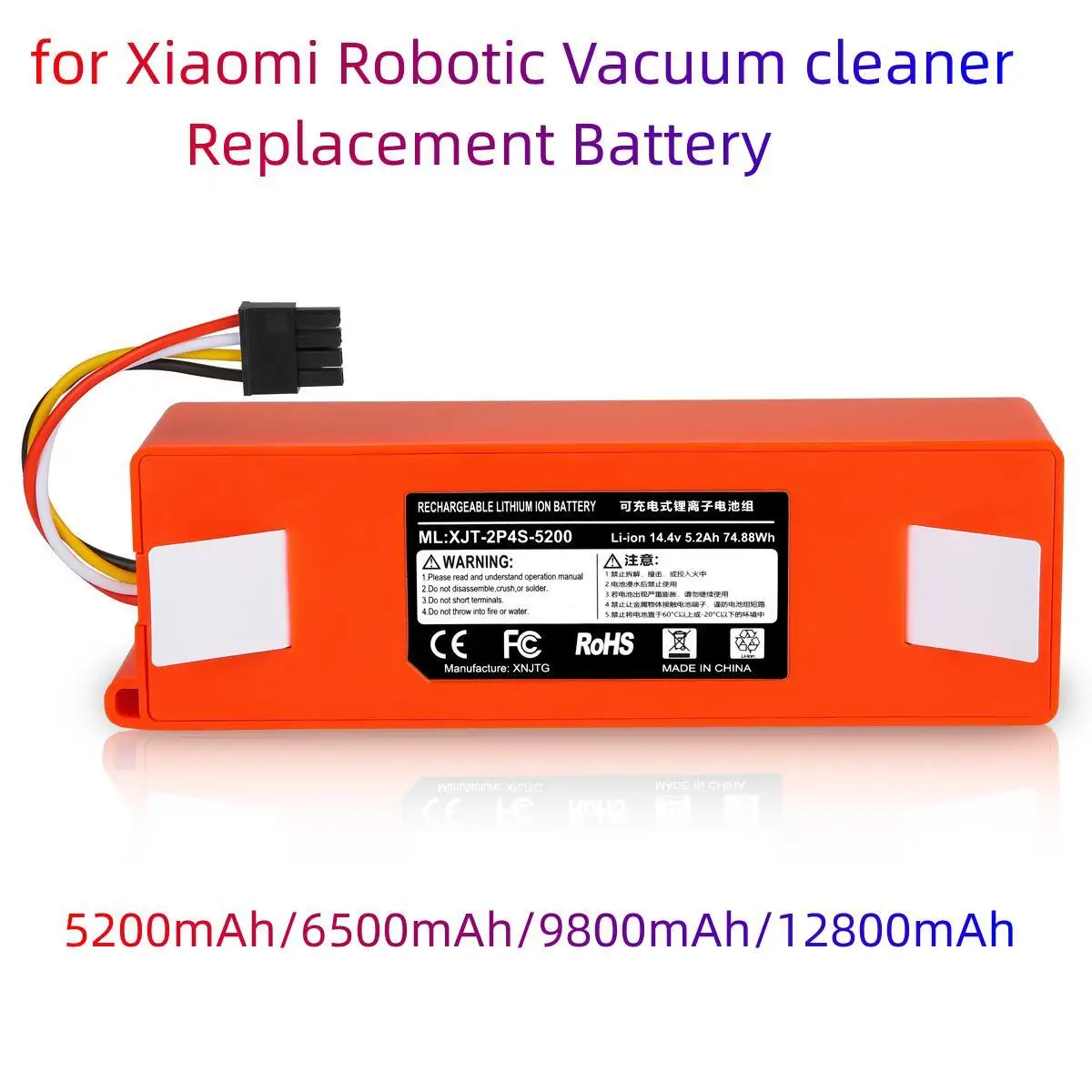 

Robolock Sweeping Robot Vacuum Cleaner Original Battery S50 S51 S55 T60 Sweeping Robot Vacuum Cleaner Original Battery BRR-2P4S-