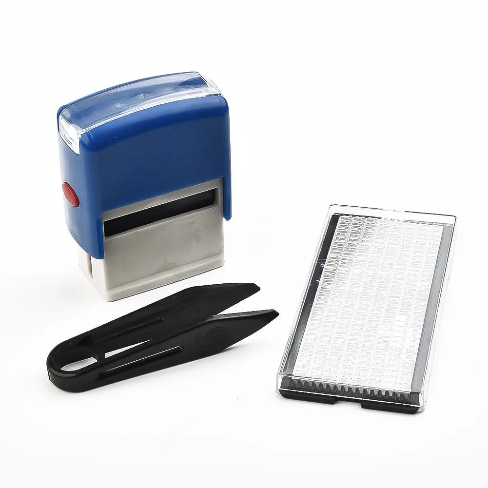 

DIY Custom Stamp Rubber Kit Ink Set Dial Seal Assortment Business Number Monogram Printing Movable Type Letters Numbers Symbols