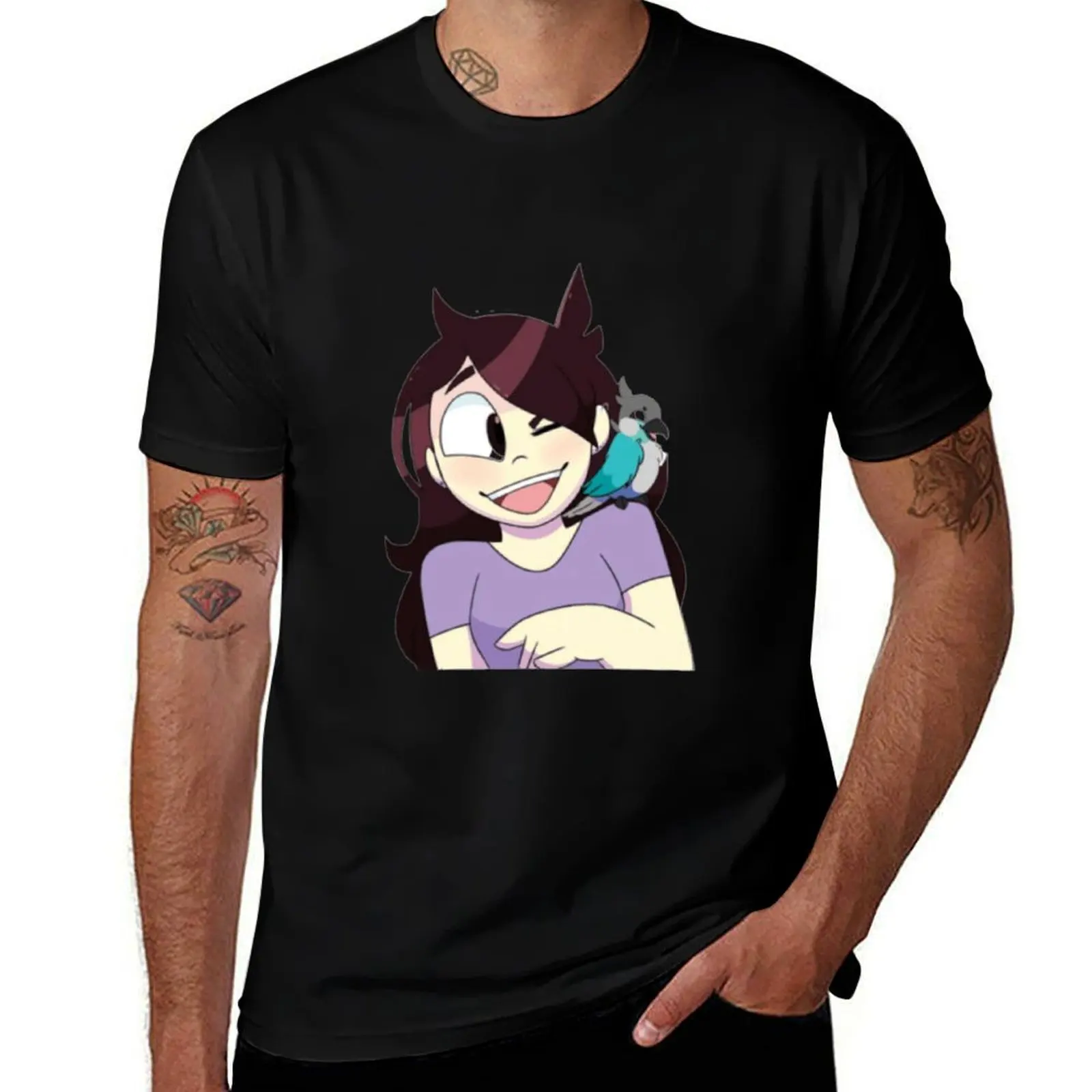 Фото Футболка Jaiden & Ari с принтом в городском стиле №1
