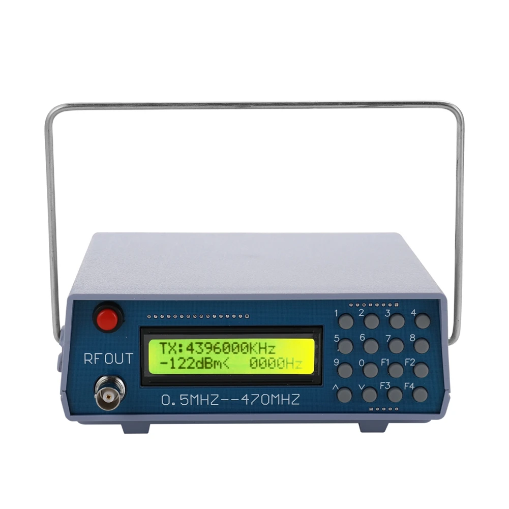 

Signal Generator 0.5MHz-470MHz RF Signal Generator Tester for FM Radio Walkie-Talkie Debug Digital CTCSS Singal Output